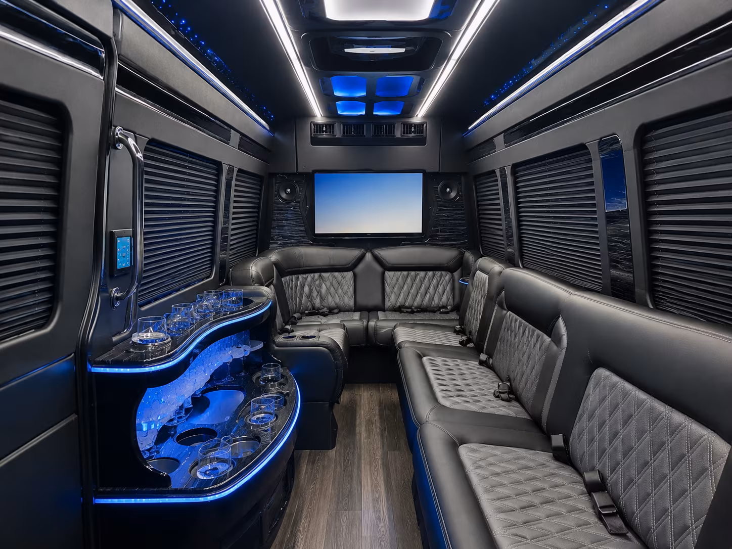 bus rentals for corporate events at montebello area hotels and venues
