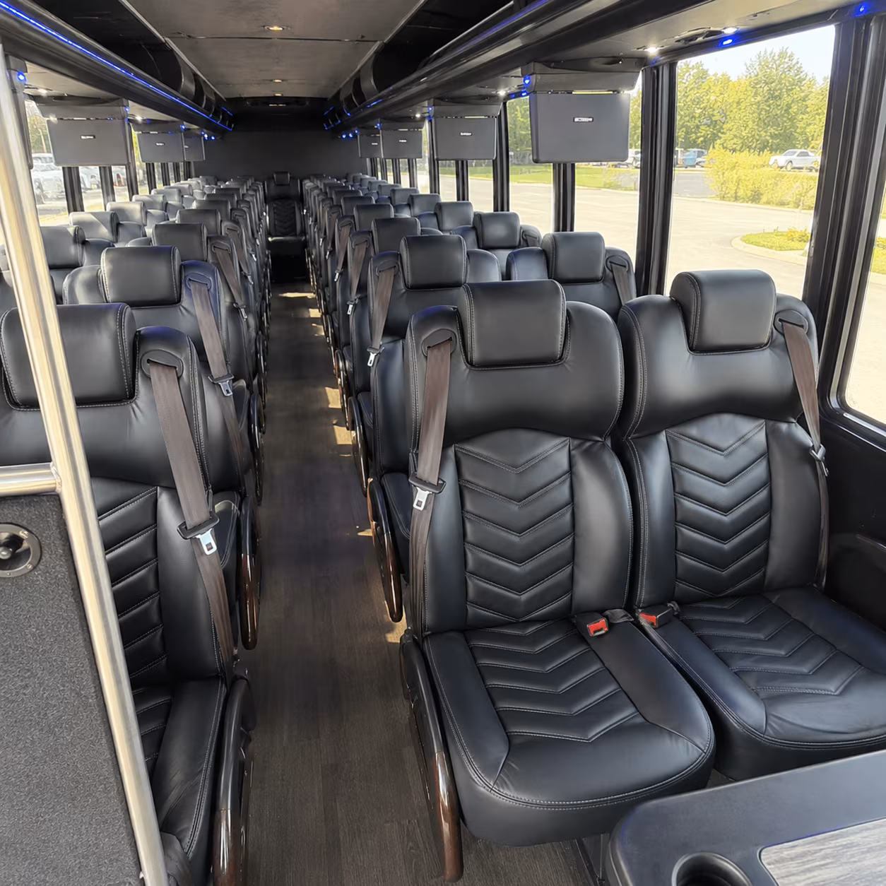 montebello 25 passenger minibus inside