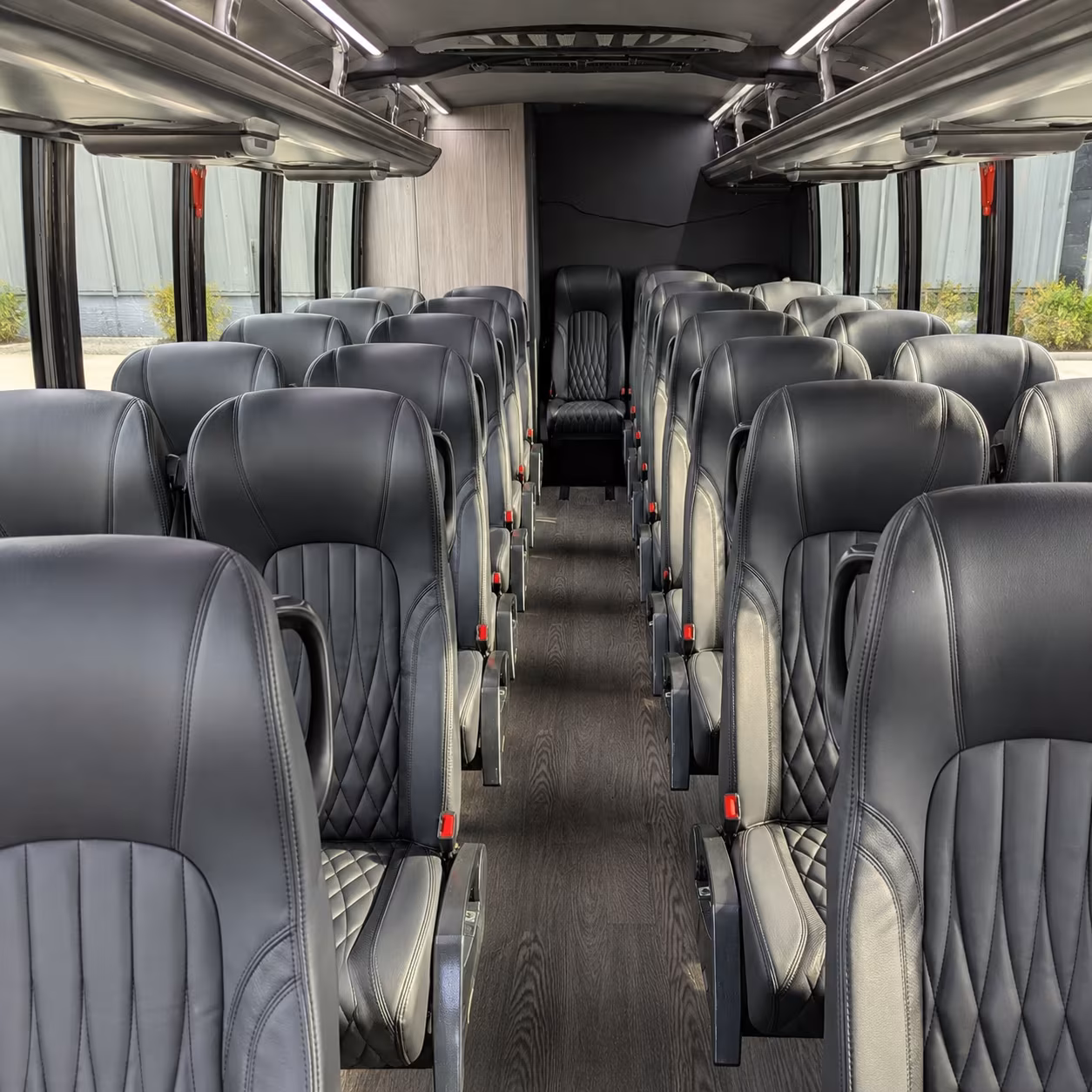 montebello 35 passenger minibus inside