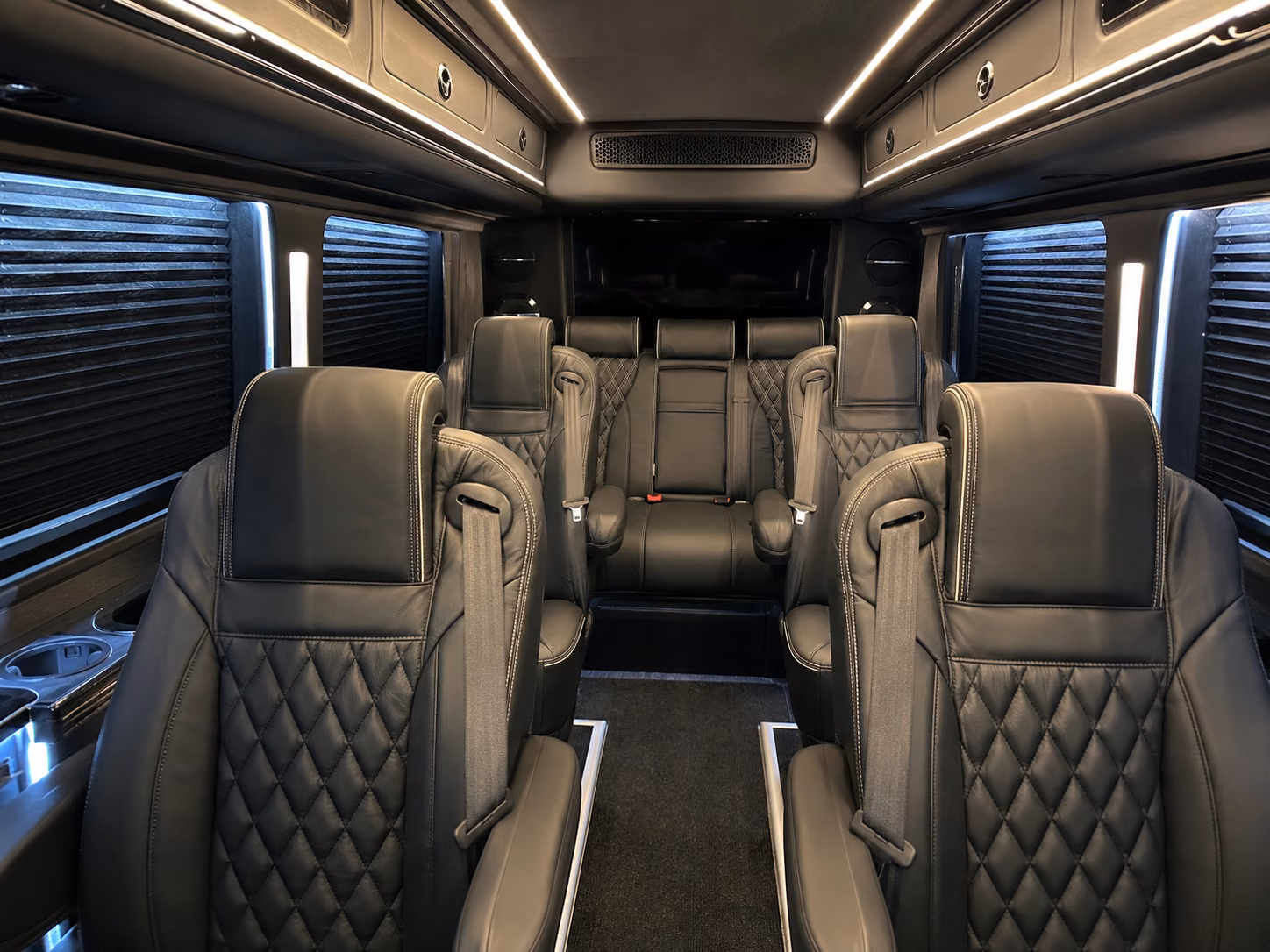 montebello corporate event transportation onboard seating
