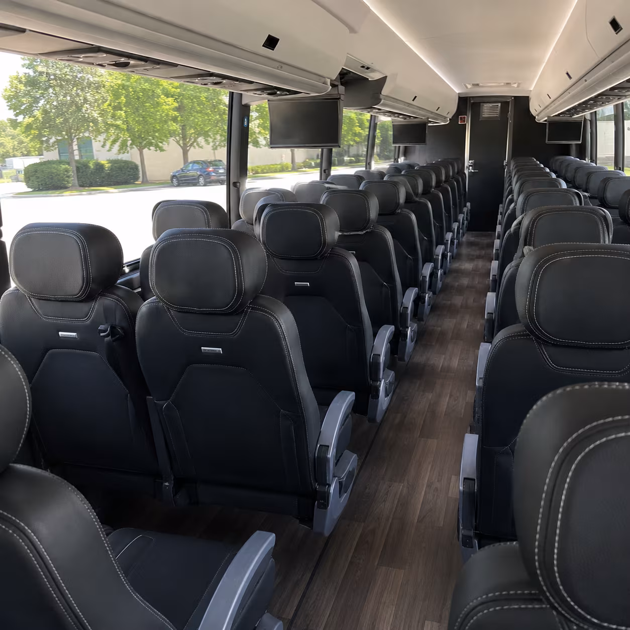 montebello private event transportation onboard seating