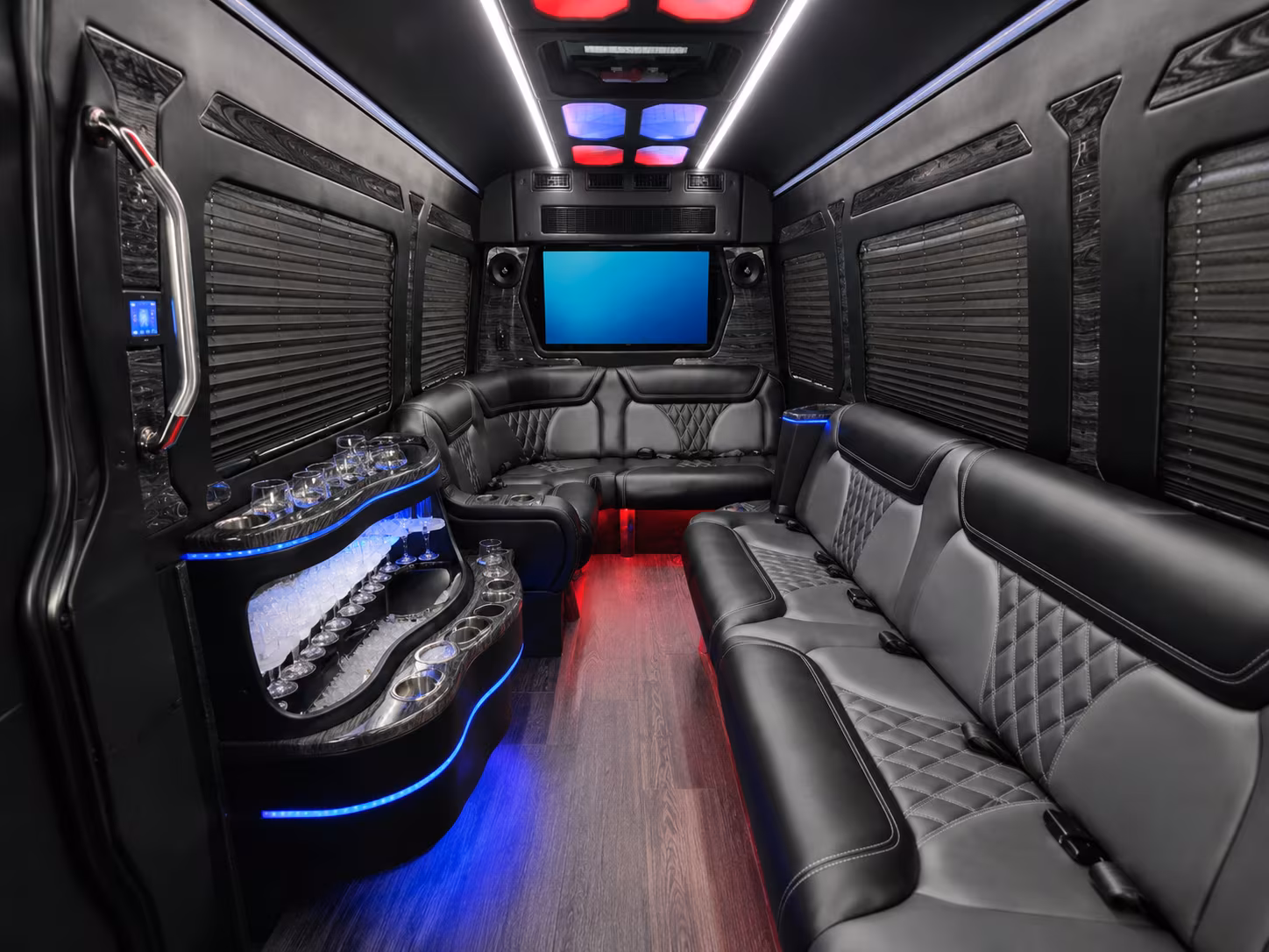 montebello sprinter limousine interior