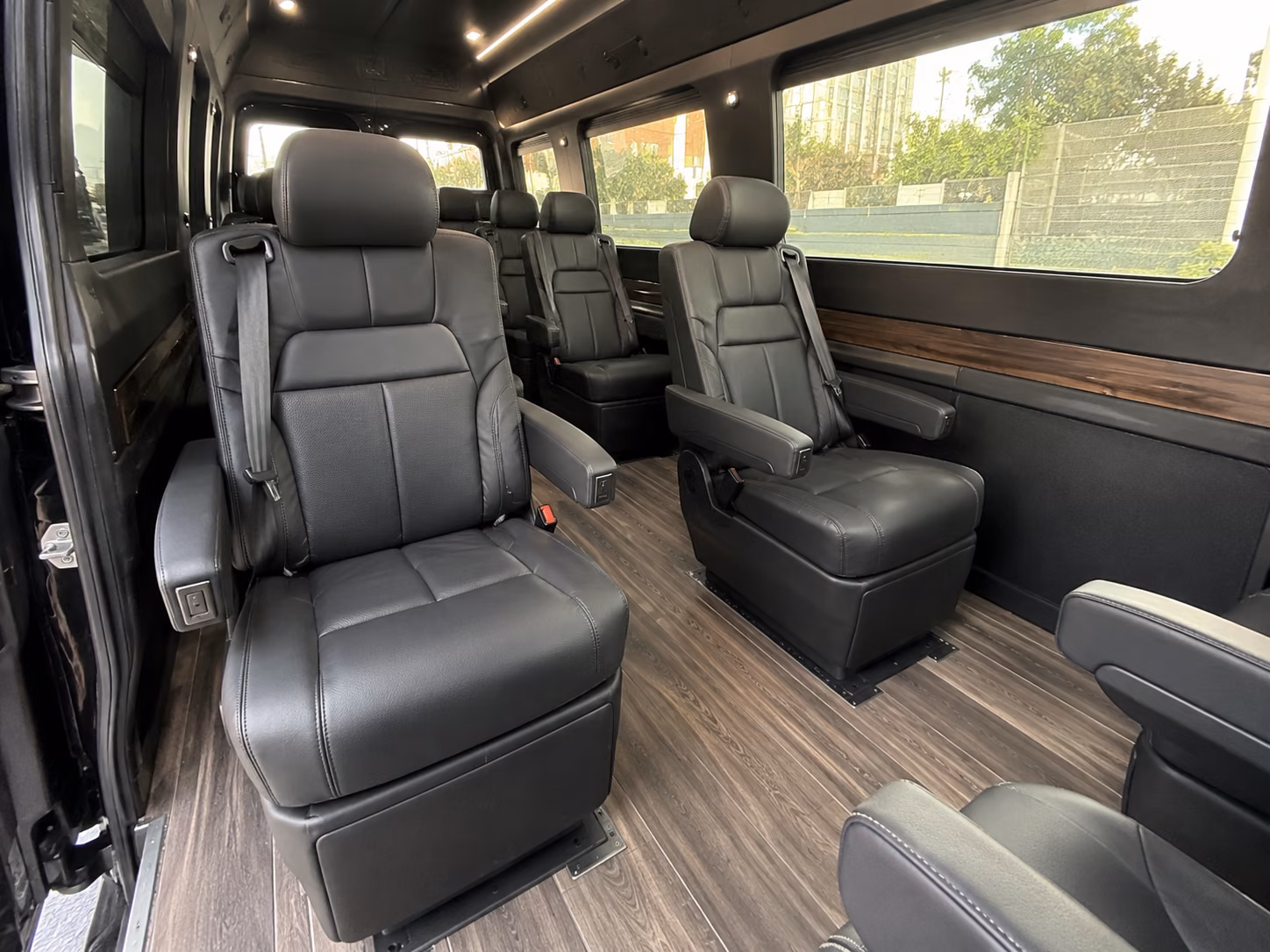 montebello sprinter van with driver interior