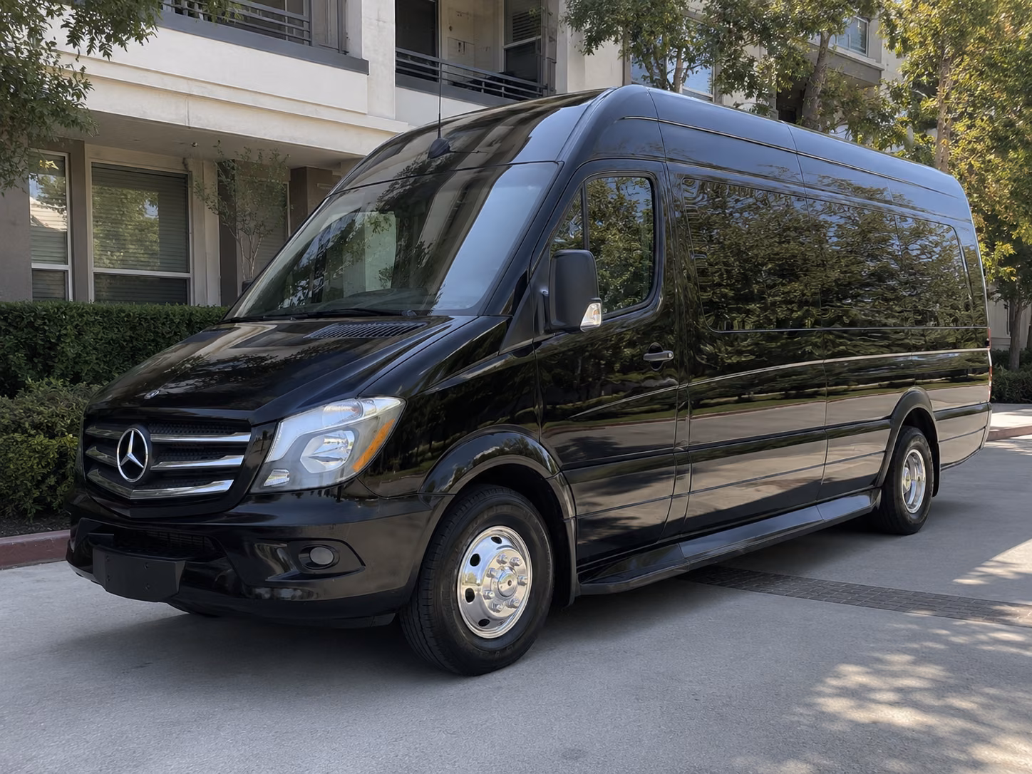montebello sprinter van with driver
